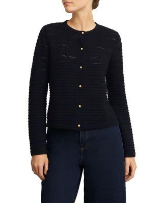 Amber Open Stitch Cardigan by HOBBS LONDON