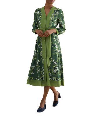 Apolline Tie Waist Shirt Dress by HOBBS LONDON