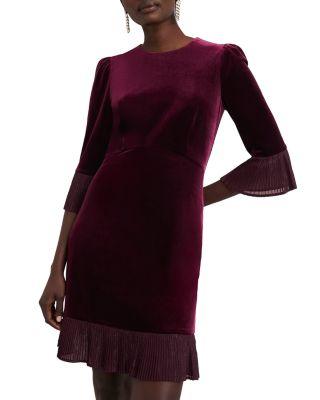 Ashley Velvet Dress by HOBBS LONDON