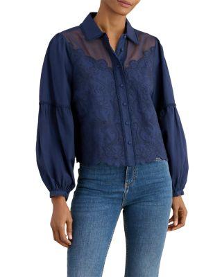Becky Embroidered Blouse by HOBBS LONDON