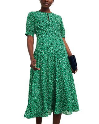 Bridget Printed Midi Dress by HOBBS LONDON