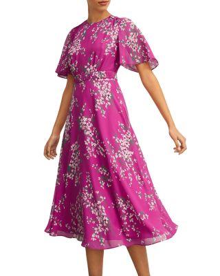 Bronwyn Silk Dress by HOBBS LONDON