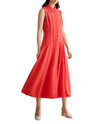 Burghley Pleated Dress by HOBBS LONDON