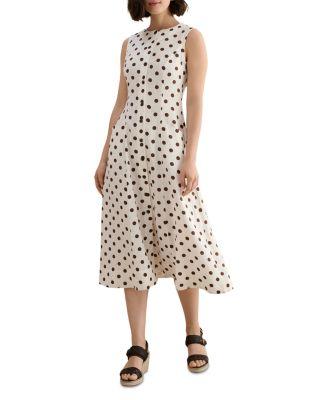 Carmen Linen Dress by HOBBS LONDON