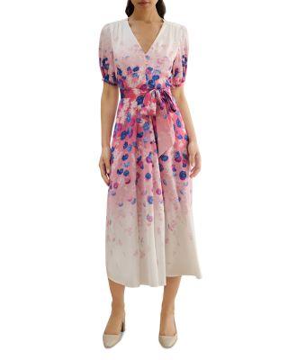 Charlesworth Tie Waist Midi Dress by HOBBS LONDON