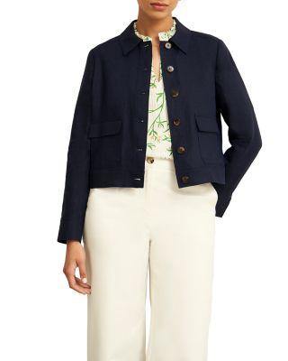 Clarence Linen Jacket by HOBBS LONDON