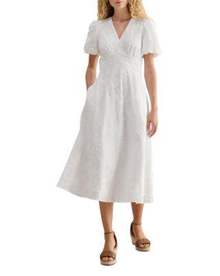 Clementine Embroidered Dress by HOBBS LONDON