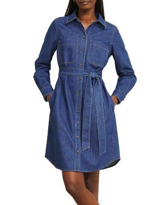 Francesca Denim Dress by HOBBS LONDON