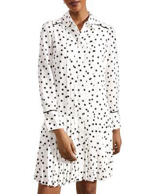Francesca Pleated Shirt Dress by HOBBS LONDON