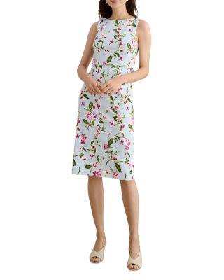 Freda Floral Shift Dress by HOBBS LONDON