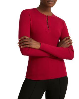 Hayden Fitted Crewneck Sweater by HOBBS LONDON