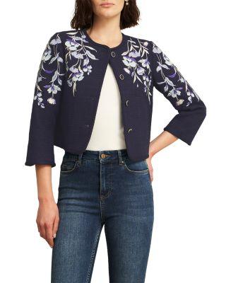 Hinton Floral Embroidered Jacket by HOBBS LONDON