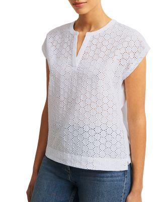 Joanna Broderie Top by HOBBS LONDON
