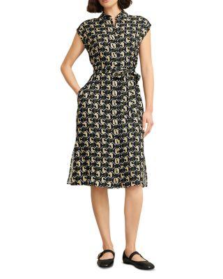 Kalinda Geometric Print Dress by HOBBS LONDON