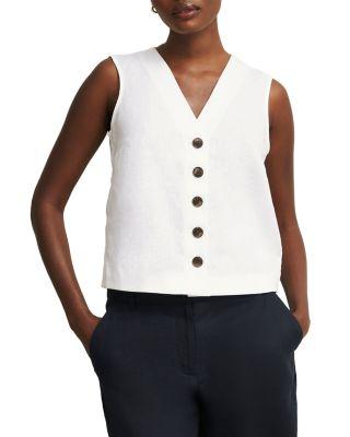 Kaylee Linen Top by HOBBS LONDON