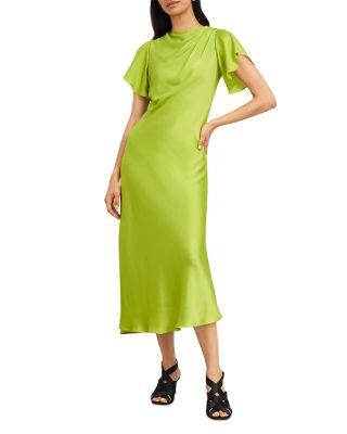 Limited Tremeer Flutter Sleeve Dress by HOBBS LONDON