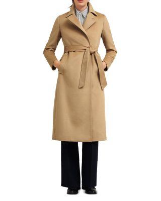 Livia Wool Belted Coat by HOBBS LONDON