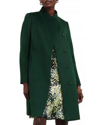 Marissa Concealed Placket Coat by HOBBS LONDON