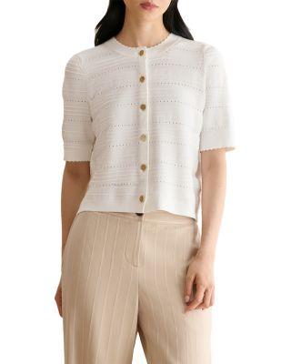 Mimi Pointelle Cardigan by HOBBS LONDON