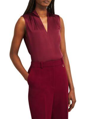 Nina Satin Blouse by HOBBS LONDON