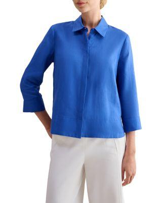 Nita Linen Shirt by HOBBS LONDON