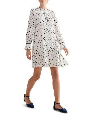 Ruth Button Front Dress by HOBBS LONDON