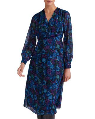 Saffron Floral Print Dress by HOBBS LONDON