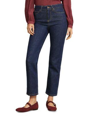 Shea Mid Rise Jeans in Indigo by HOBBS LONDON