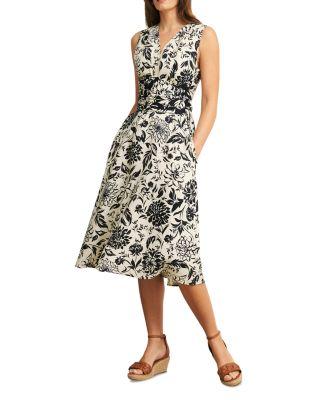 Teagan Linen Dress by HOBBS LONDON