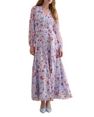 Thea Tie Waist Maxi Dress by HOBBS LONDON