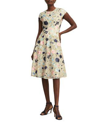 Tia Embroidered Dress by HOBBS LONDON