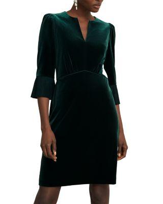 Violet Velvet Mini Dress by HOBBS LONDON