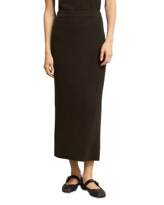 Wentworth Wool Cotton Knit Maxi Skirt by HOBBS LONDON