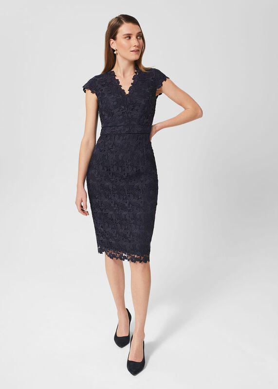 Larissa Lace Shift Dress by HOBBS