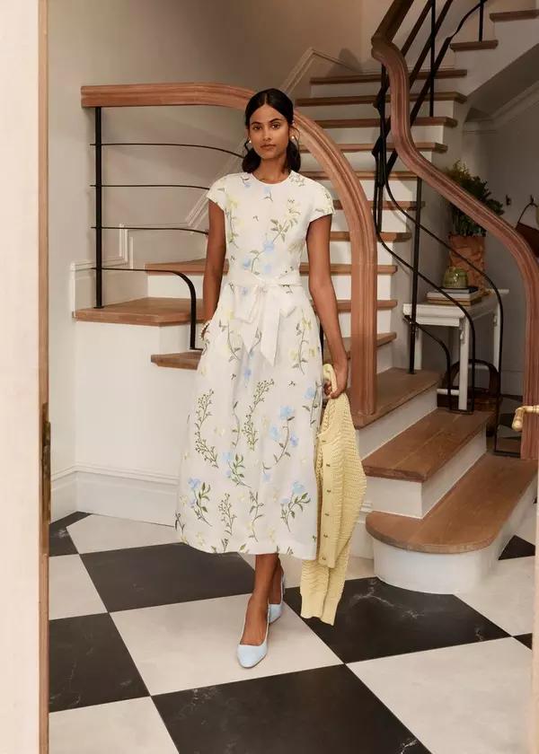 Linda Embroidered Dress by HOBBS