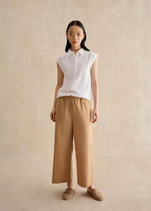 Lorrie Cotton Trousers by HOBBS
