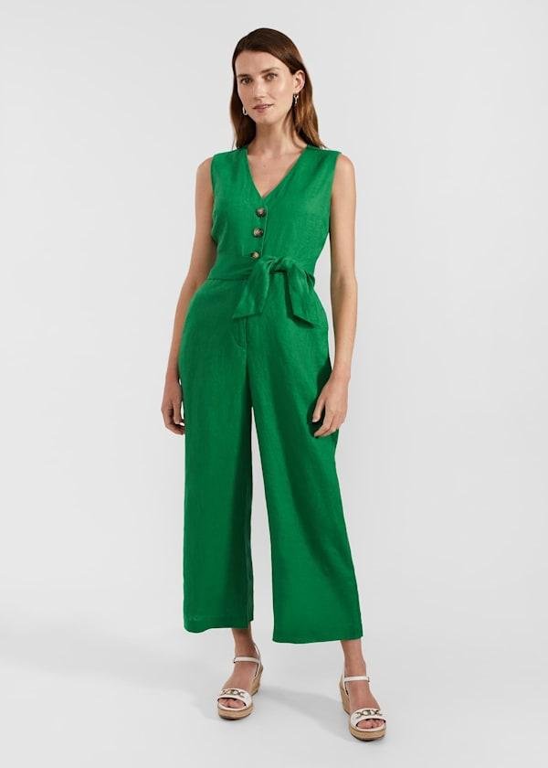 Melodie Linen Jumpsuit by HOBBS