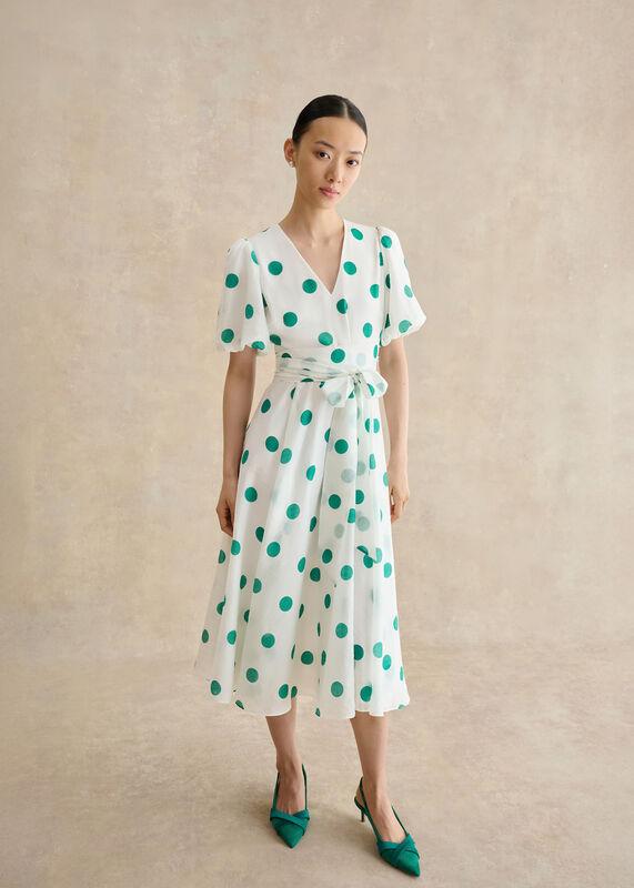 Petite Barrington Spot Dress by HOBBS