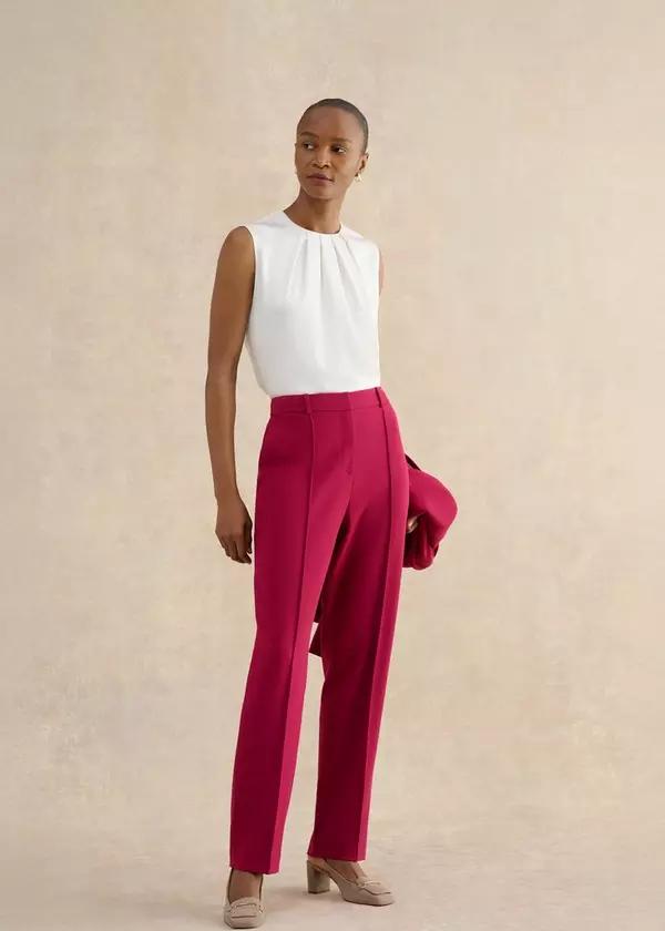 Petite Gemma Straight Leg Trousers by HOBBS