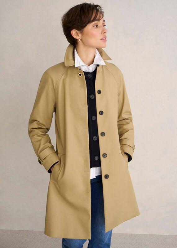 Petite Vivienne Shower Resistant Trench Coat by undefined
