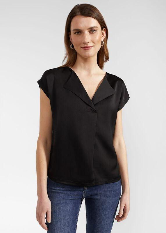 Sylvie Satin Front Top by HOBBS