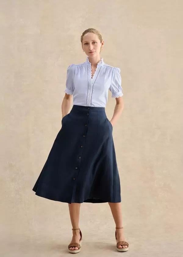 Tonica Linen Skirt by HOBBS