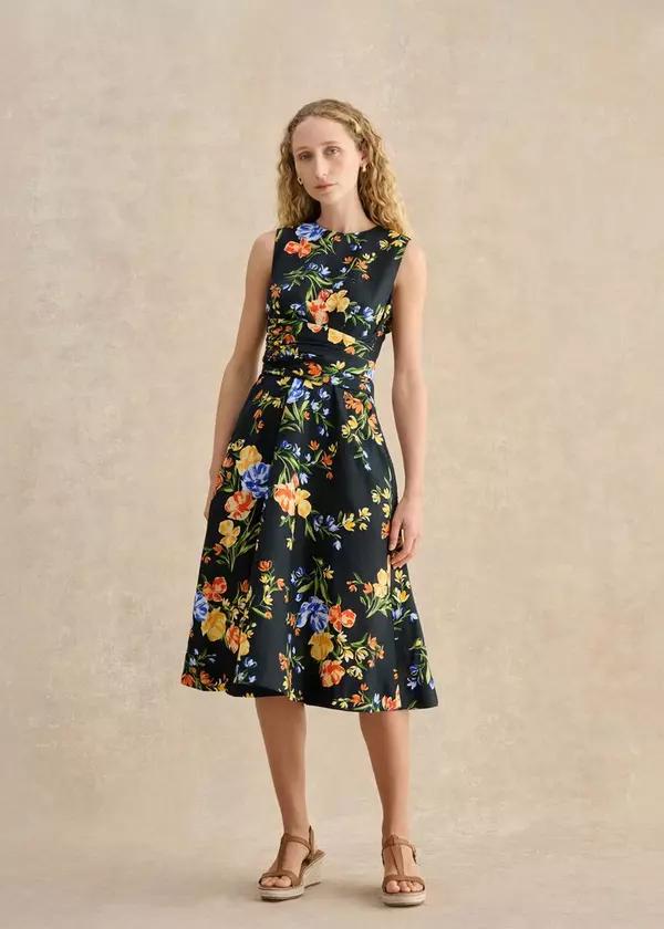 Twitchill Linen Midi Dress by HOBBS