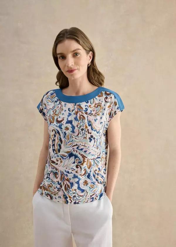 Viviana Printed Top by HOBBS