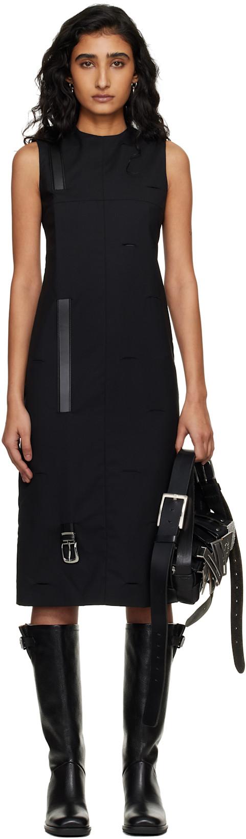 Black Holy Midi Dress by HODAKOVA