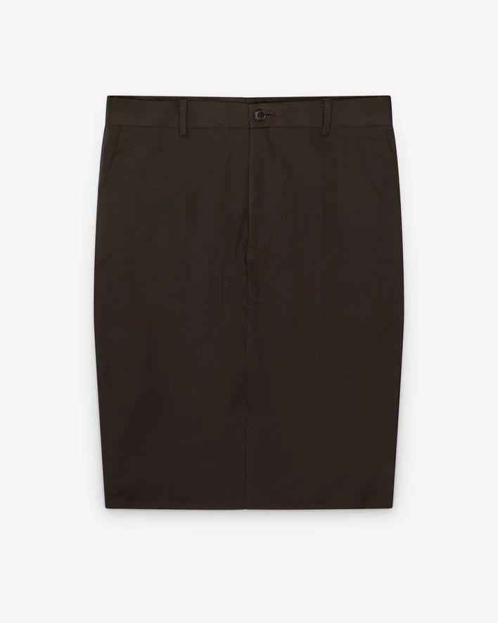 HODAKOVA - Women's Double Suit Skirt Midi - (Black) by HODAKOVA