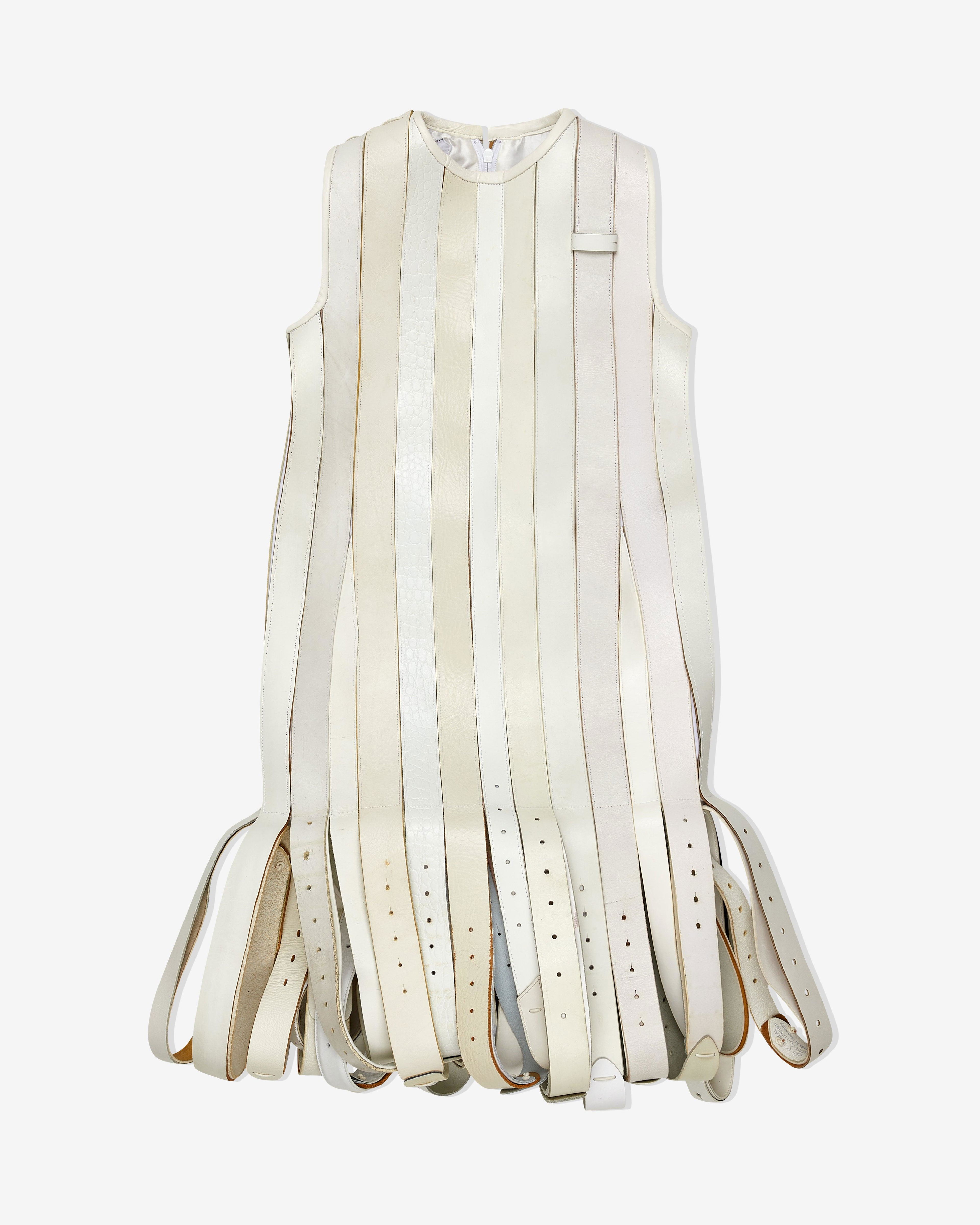 Hodakova - Women's Belt Balloon Dress - (White) by HODAKOVA