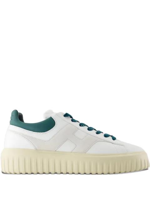 H-Stripes leather platform low-top sneakers by HOGAN