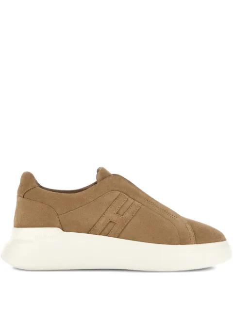 H580 logo-detail platform sneakers by HOGAN
