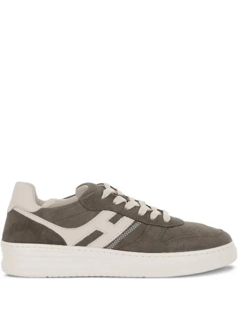 H630 suede leather logo sneakers by HOGAN
